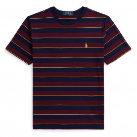 Тениска Polo Ralph Lauren Kids Stripe Regular Fit T-Shirt - Classic Wine тениска,polo,ralph,lauren,kids,stripe,regular,fit,t,shirt,classic,wine
