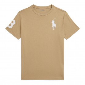 Тениска Polo Ralph Lauren Kids Large Logo T-Shirt - Vint Khaki тениска,polo,ralph,lauren,kids,large,logo,t,shirt,vint,khaki