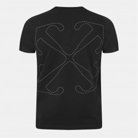 облекла,на,разпродажба,мъжки,тениски,off,white,stitch,slim,t,sn99,black,white