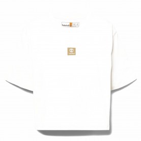 Тениска Timberland Mens Stack Logo Cotton Short-Sleeve T-Shirt - Vintage White тениска,мъжки,тениски,timberland,men,s,stack,logo,cotton,short,sleeve,t,shirt,vintage,white