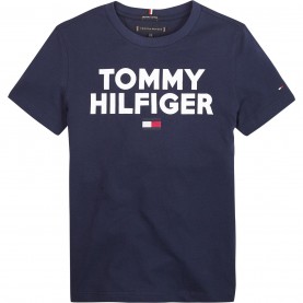 юношеска,тениска,детски,облекла,tommy,hilfiger,junior,corp,logo,t,shirt,navy