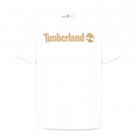 Timberland Kennebec River Linear Logo T- Shirt - Vintage White мъжки,тениски,timberland,kennebec,river,linear,logo,t,shirt,vintage,white