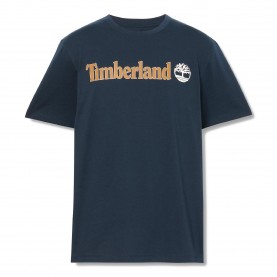 Timberland Kennebec River Linear Logo T- Shirt - Dark Sapphire мъжки,тениски,timberland,kennebec,river,linear,logo,t,shirt,dark,sapphire
