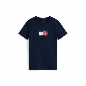 тениска,детски,облекла,tommy,hilfiger,tommy,script,flg,tee,jn53,night,navy,c1g