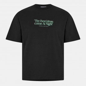 Тениска Off White Mens Best Ideas Cotton Short Sleeve Crew Neck T-Shirt - Black/Green тениска,мъжки,тениски,off,white,men,s,best,ideas,cotton,short,sleeve,crew,neck,t,shirt,black,green
