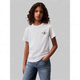 тениска,calvin,klein,jeans,kids,small,mono,t,shirt,white,yaf