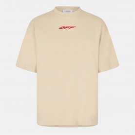 тениска,облекла,на,разпродажба,мъжки,тениски,off,white,off,vinyl,tee,sn99,beige,red