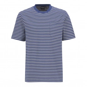 Тениска Barbour Frensham Striped T-Shirt - Dark Denim тениска,мъжки,тениски,barbour,frensham,striped,t,shirt,dark,denim