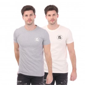 тениска,облекла,на,разпродажба,мъжки,тениски,dfnd,london,l,core,2pk,tee,sn99,white,grey