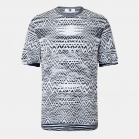 Тениска Missoni Mens Short Sleeve T-Shirt - Gradient Blu тениска,мъжки,тениски,missoni,men,s,short,sleeve,t,shirt,gradient,blu