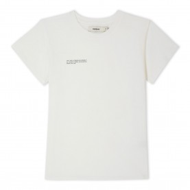 Юношеска тениска Pangaia 365 Cotton T-Shirt Juniors - Off White юношеска,тениска,pangaia,365,cotton,t,shirt,juniors,off,white