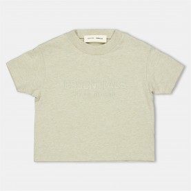 детска,тениска,детски,3/4,панталони,fear,of,god,essentials,unisex,kids,t,shirts,heather,stone