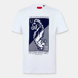 тениска,облекла,на,разпродажба,мъжки,тениски,luke,stamp,tee,sn99,white,navy