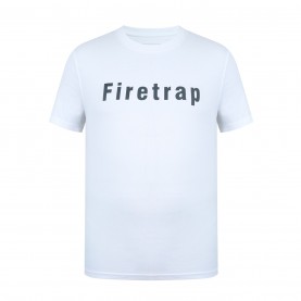 мъжка,тениска,мъжки,тениски,firetrap,large,logo,t,shirt,mens,white