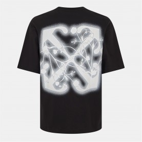тениска,облекла,на,разпродажба,мъжки,тениски,off,white,men's,flower,skate,t,shirt,black,white