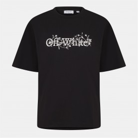 облекла,на,разпродажба,мъжки,тениски,off,white,flower,skte,t,sn99,black,white