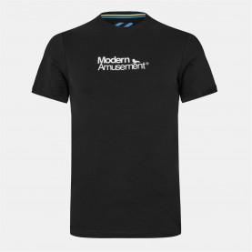 тениска,modern,amusement,slogans,tee,sn99,black