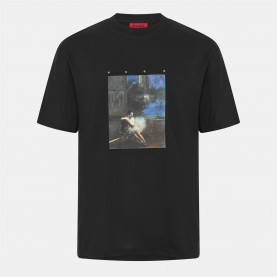 мъжки,тениски,hugo,hugo,dabolos,10266462,01,black,001