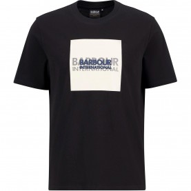 Тениска Barbour International Mens Moakes T-Shirt - Black тениска,мъжки,тениски,barbour,international,mens,moakes,t,shirt,black