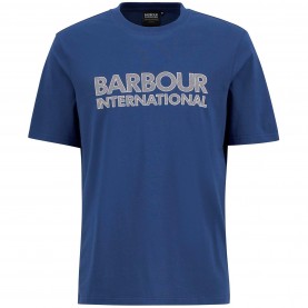 Тениска Barbour International Mens Essential T-Shirt - Insignia Blue тениска,мъжки,тениски,barbour,international,mens,essential,t,shirt,insignia,blue