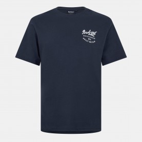Тениска Barbour Script Graphic T-Shirt - Navy тениска,мъжки,тениски,barbour,script,graphic,t,shirt,navy
