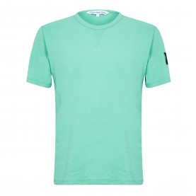 Тениска Calvin Klein Jeans Monogram Badge T-Shirt - Endless Grey тениска,мъжки,тениски,calvin,klein,jeans,monogram,badge,t,shirt,endless,grey