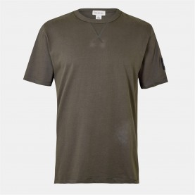 Тениска Calvin Klein Jeans Badge T-Shirt - Beluga тениска,мъжки,тениски,calvin,klein,jeans,badge,t,shirt,beluga