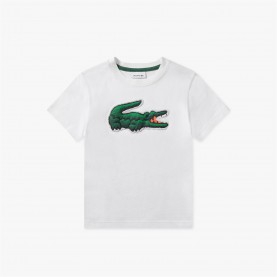 тениска,детски,облекла,lacoste,puff,lgo,tee,jn54,white,w8l