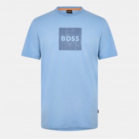 тениска,облекла,на,разпродажба,мъжки,тениски,boss,men's,hbo,stitch,logo,t,shirt,blue,451