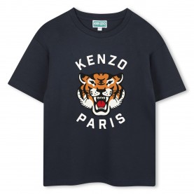 Детска тениска Kenzo Unisex Kids Tiger Short-Sleeve T-Shirt - Navy детска,тениска,kenzo,unisex,kids,tiger,short,sleeve,t,shirt,navy