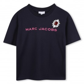 Тениска Marc Jacobs Kids Jewel Short Sleeve T-Shirt - Navy тениска,marc,jacobs,kids,jewel,short,sleeve,t,shirt,navy
