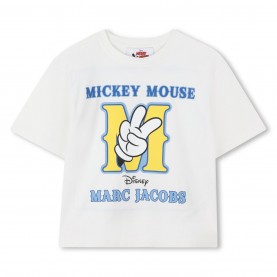 тениска,детски,3/4,панталони,marc,jacobs,kids',disney,short,sleeve,t,shirt,cream