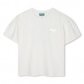 тениска,детски,3/4,панталони,kenzo,kids',small,logo,regular,fit,t,shirt,cream