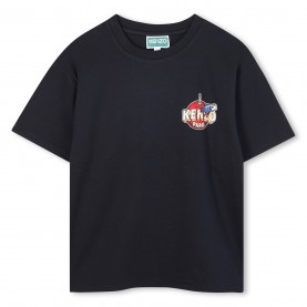 детска,тениска,детски,3/4,панталони,kenzo,unisex,kids',small,print,regular,fit,t,shirt,navy