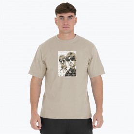 Тениска Peaceful Hooligan Men's Peaceful Brothers Regular Fit T-Shirt - Stone тениска,облекла,на,разпродажба,мъжки,тениски,peaceful,hooligan,men's,peaceful,brothers,regular,fit,t,shirt,stone