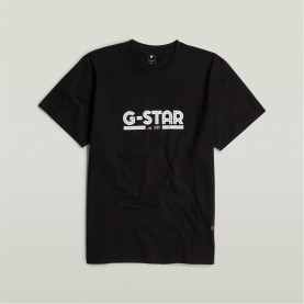 тениска,облекла,на,разпродажба,мъжки,тениски,g,star,unisex,line,script,loose,t,shirt,dk,black
