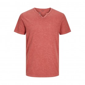 тениска,облекла,на,разпродажба,мъжки,тениски,jack,and,jones,splt,neck,tee,sn99,red,ochre