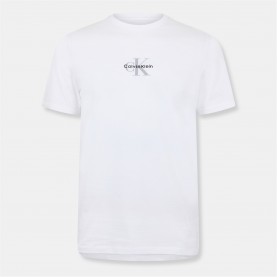 тениска,мъжки,тениски,calvin,klein,jeans,ckj,mlogo,grphc,tee,sn62,brilliant,white
