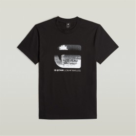 тениска,мъжки,тениски,g,star,la,t,shirt,dk,black