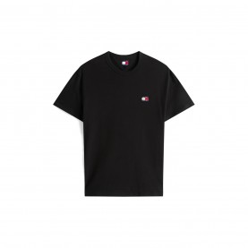 тениска,мъжки,тениски,tommy,jeans,classic,tommy,small,badge,t,shirt,black