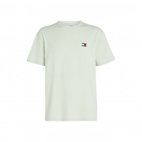 тениска,облекла,на,разпродажба,мъжки,тениски,tommy,jeans,classic,tommy,small,badge,t,shirt,green,lxy