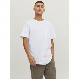 тениска,облекла,на,разпродажба,мъжки,тениски,jack,and,jones,crew,neck,t,shirt,white