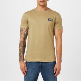 мъжка,тениска,облекла,на,разпродажба,мъжки,тениски,diesel,diesel,patch,logo,t,shirt,mens,beige,7dh
