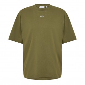 Тениска Off White Mens Skate T-Shirt - Moss/White тениска,мъжки,тениски,off,white,men,s,skate,t,shirt,moss,white