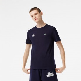 тениска,облекла,на,разпродажба,мъжки,тениски,lacoste,lacoste,garros,tee,sn99,navy,blue