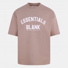 Тениска Blank Essentials Mens College Arch Oversized T-Shirt - Taupe тениска,мъжки,тениски,мъжки,блузи,с,яка,мъжки,потници,blank,essentials,men,s,college,arch,oversized,t,shirt,taupe