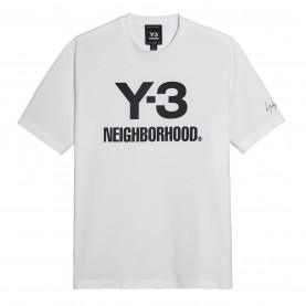 тениска,облекла,на,разпродажба,мъжки,тениски,y3,x,neighborhood,logo,t,shirt,core,white
