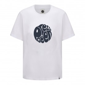 Pretty Green Large Logo Tee Mens - White pretty,green,large,logo,tee,mens,white