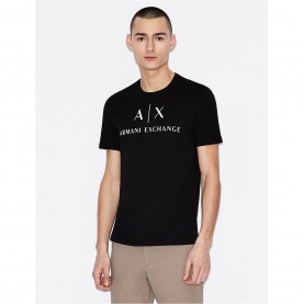 тениска,мъжки,тениски,armani,exchange,logo,t,shirt,black,1200