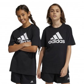 юношеска,тениска,разпродажба,adidas,детски,тениски,adidas,logo,t,shirt,junior,blk,wht,bos